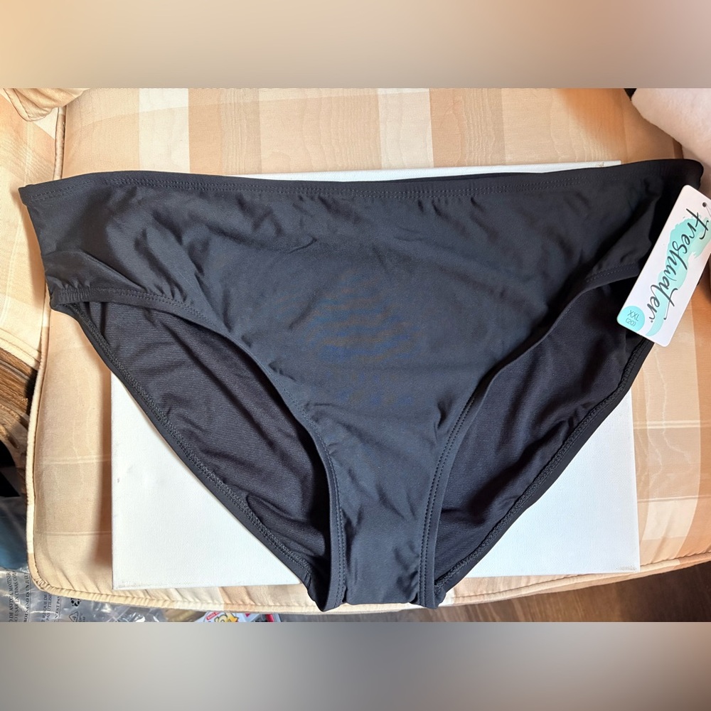 Kohl’s Freshwater Classic Black Bikini Bottom XXL (20) 2X